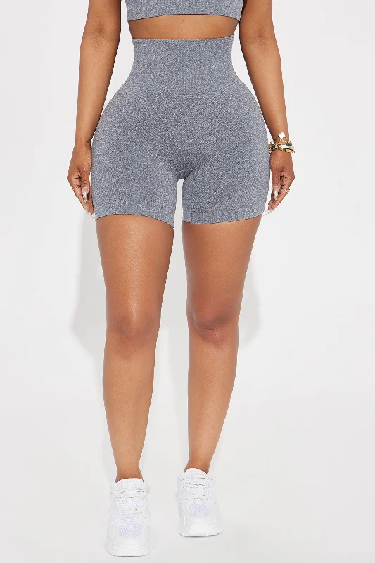 Consistency Active Biker Short - Grey