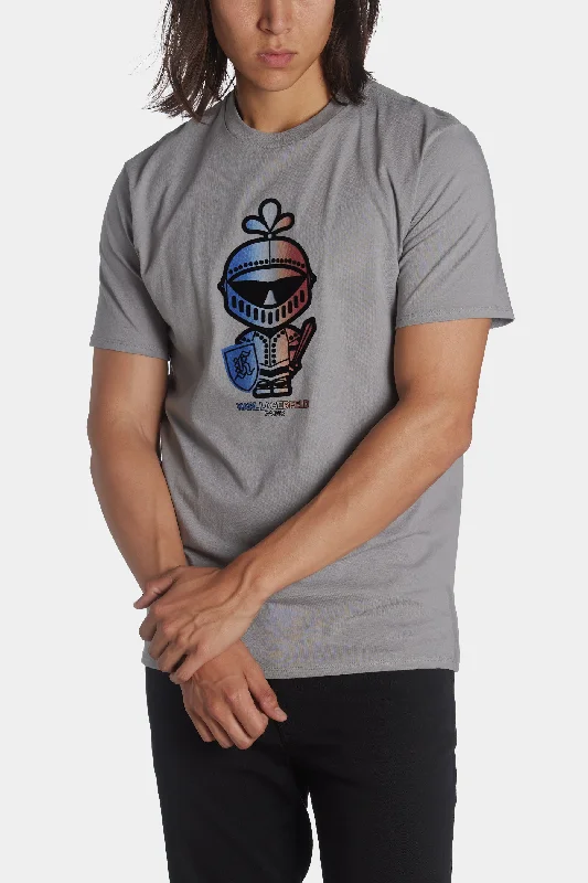 Armor Printed Karl Short Sleeve Crew Neck T-Shirt