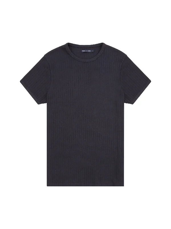 Needle Ribbed T-Shirt