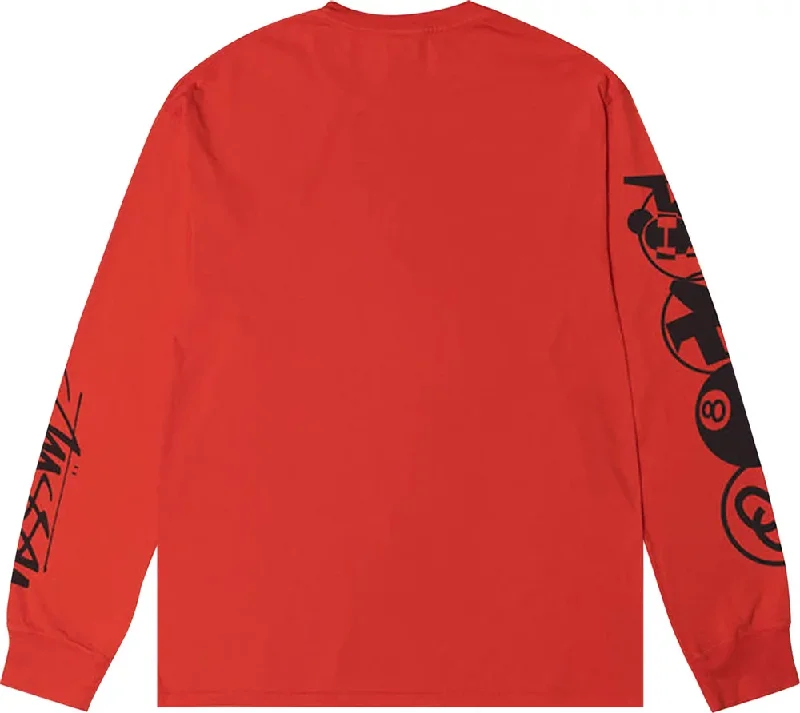 STUSSY Men Stacked Pigment Dyed Long-Sleeve Tee