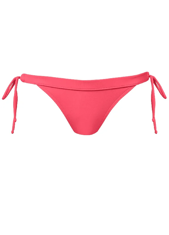 Banded tie-side low-rise bottom - Sunset Pink