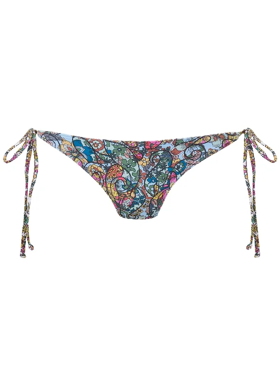 Miami Tie Side Bottom  - Floral Mosaic